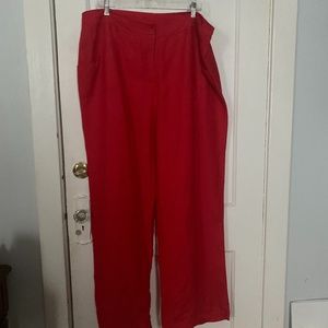 Plus size business casual wide leg pants